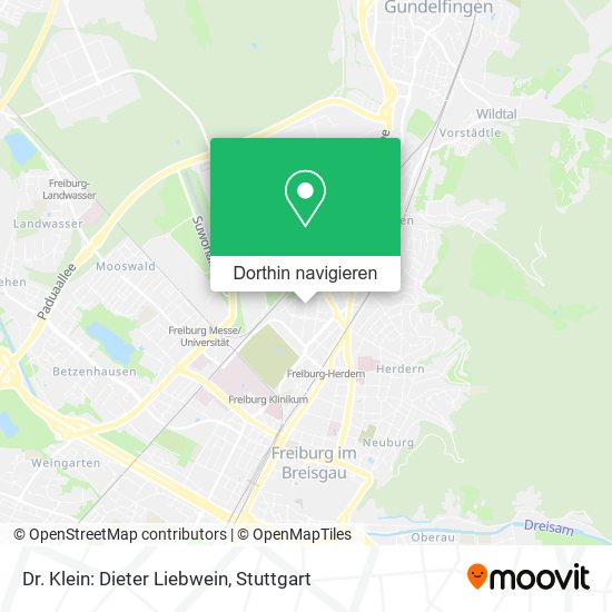 Dr. Klein: Dieter Liebwein Karte