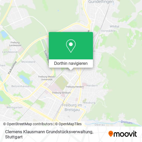 Clemens Klausmann Grundstücksverwaltung Karte