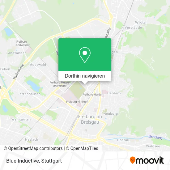 Blue Inductive Karte