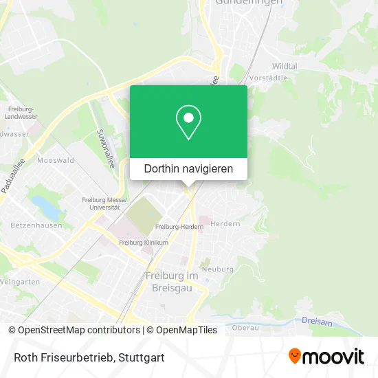 Roth Friseurbetrieb Karte