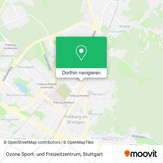 Ozone Sport- und Freizeitzentrum Karte
