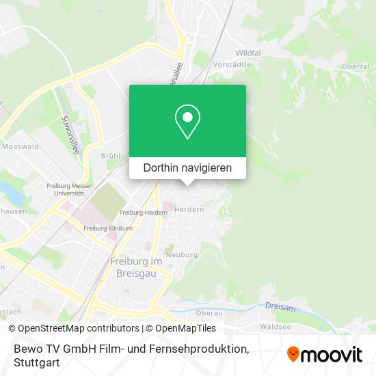 Bewo TV GmbH Film- und Fernsehproduktion Karte