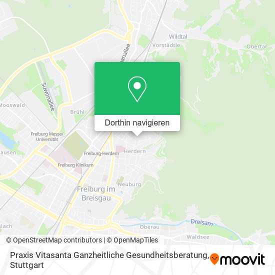 Praxis Vitasanta Ganzheitliche Gesundheitsberatung Karte