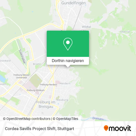 Cordea Savills Project Shift Karte