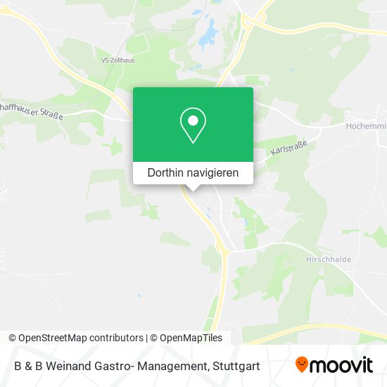 B & B Weinand Gastro- Management Karte