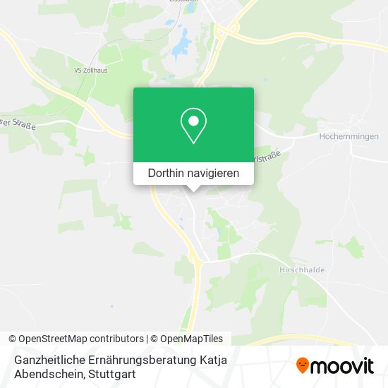 Ganzheitliche Ernährungsberatung Katja Abendschein Karte