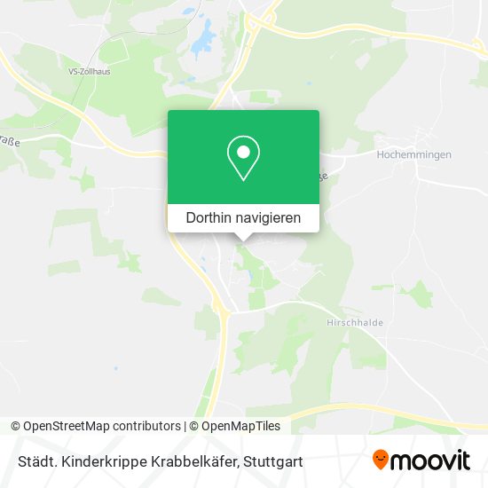 Städt. Kinderkrippe Krabbelkäfer Karte