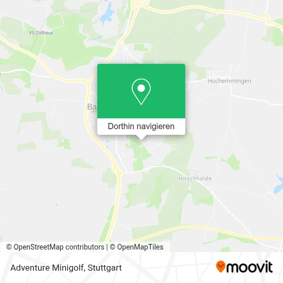 Adventure Minigolf Karte