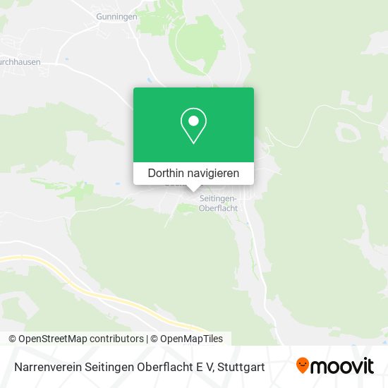 Narrenverein Seitingen Oberflacht E V Karte
