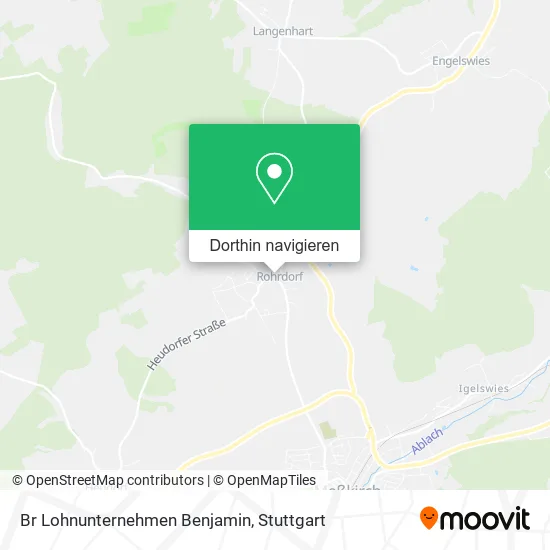 Br Lohnunternehmen Benjamin Karte