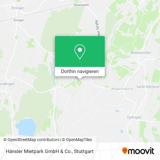Hänsler Mietpark GmbH & Co. Karte