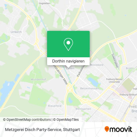 Metzgerei Disch Party-Service Karte