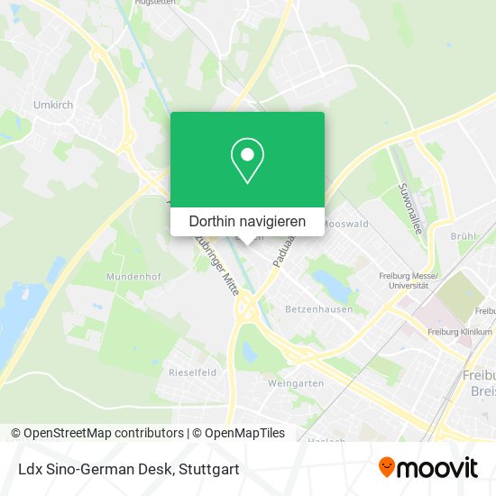 Ldx Sino-German Desk Karte