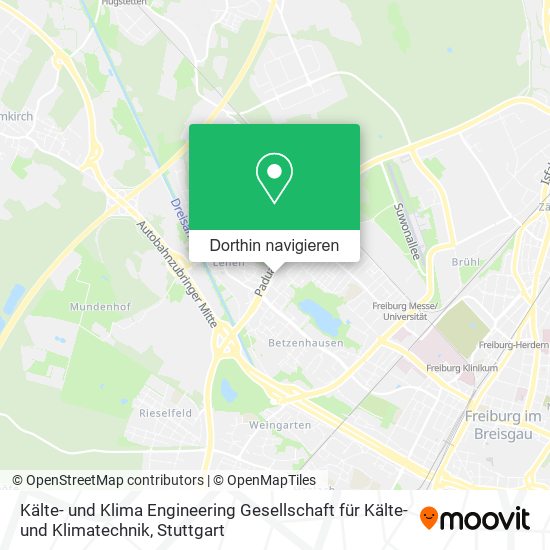 Kälte- und Klima Engineering Gesellschaft für Kälte- und Klimatechnik Karte