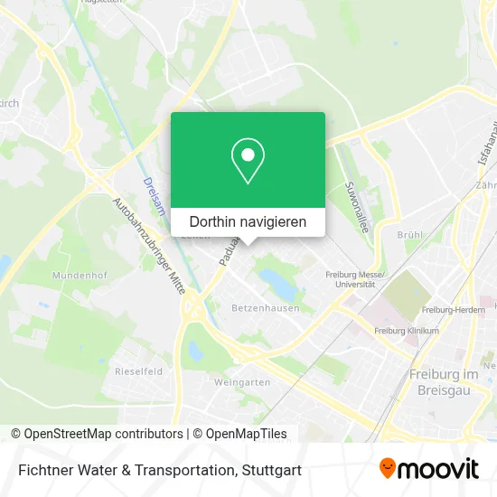 Fichtner Water & Transportation Karte