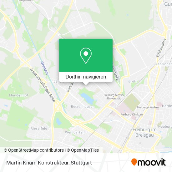 Martin Knam Konstrukteur Karte
