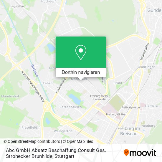 Abc GmbH Absatz Beschaffung Consult Ges. Strohecker Brunhilde Karte