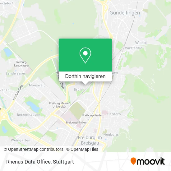 Rhenus Data Office Karte