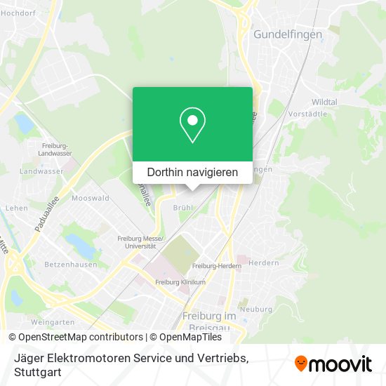 Jäger Elektromotoren Service und Vertriebs Karte