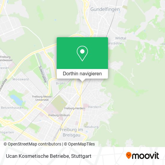Ucan Kosmetische Betriebe Karte