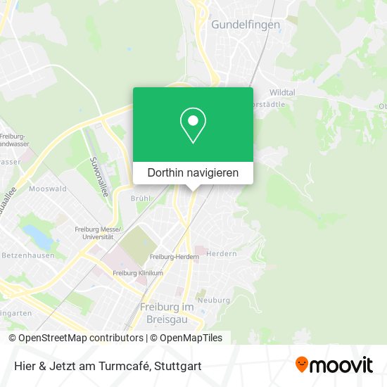Hier & Jetzt am Turmcafé Karte
