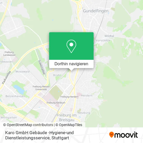 Karo GmbH Gebäude -Hygiene-und Dienstleistungsservice Karte