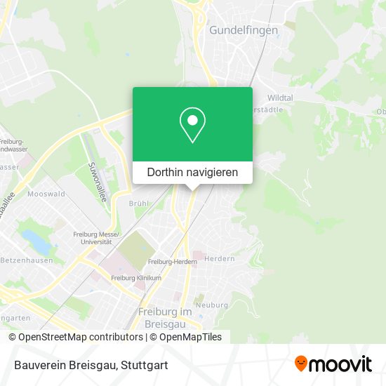 Bauverein Breisgau Karte