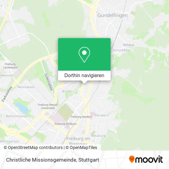 Christliche Missionsgemeinde Karte