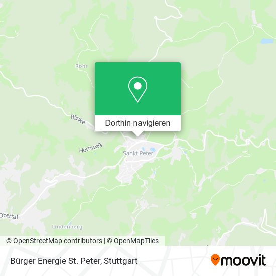 Bürger Energie St. Peter Karte