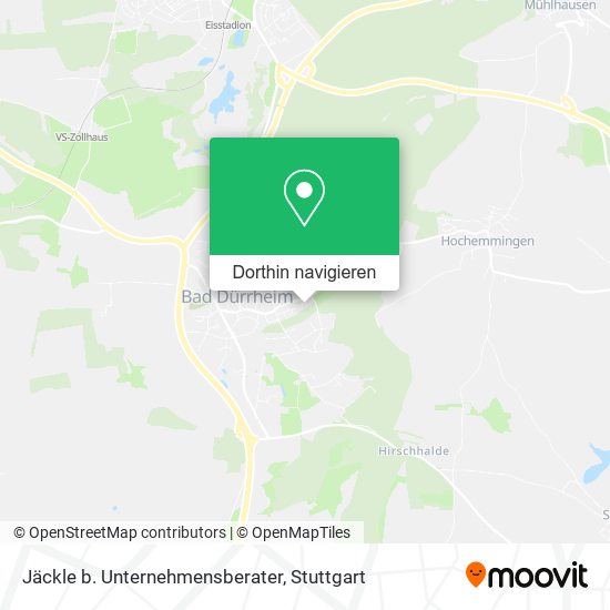 Jäckle b. Unternehmensberater Karte