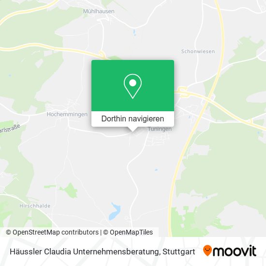 Häussler Claudia Unternehmensberatung Karte