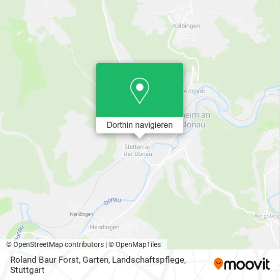 Roland Baur Forst, Garten, Landschaftspflege Karte