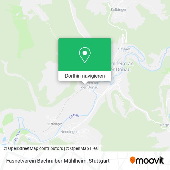 Fasnetverein Bachraiber Mühlheim Karte
