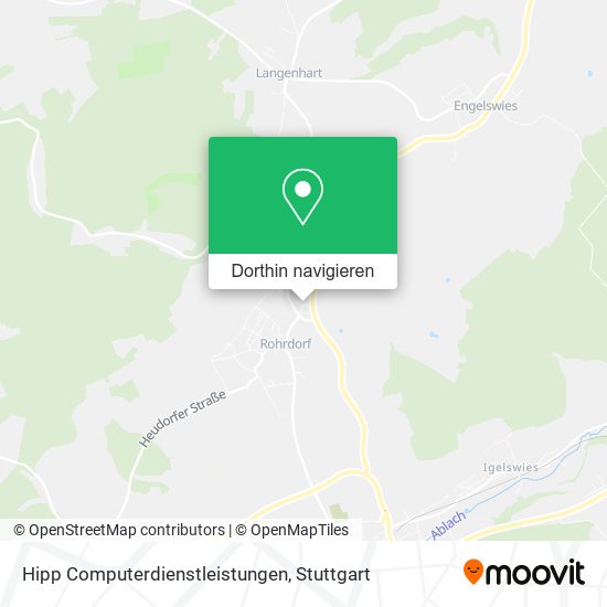 Hipp Computerdienstleistungen Karte