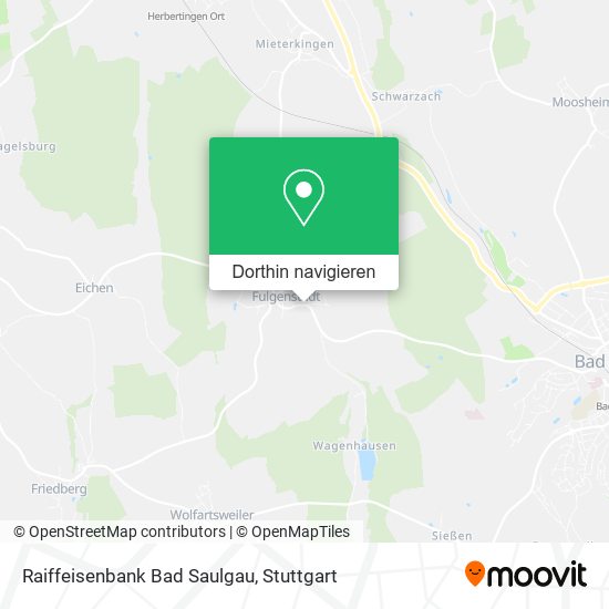 Raiffeisenbank Bad Saulgau Karte