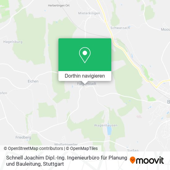 Schnell Joachim Dipl.-Ing. Ingenieurbüro für Planung und Bauleitung Karte