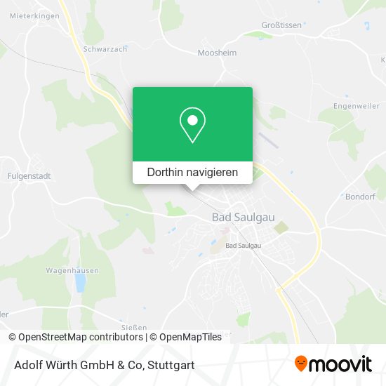 Adolf Würth GmbH & Co Karte