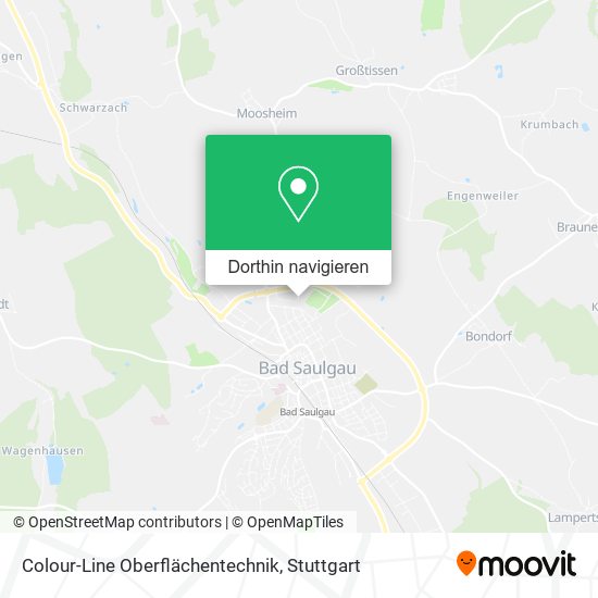 Colour-Line Oberflächentechnik Karte