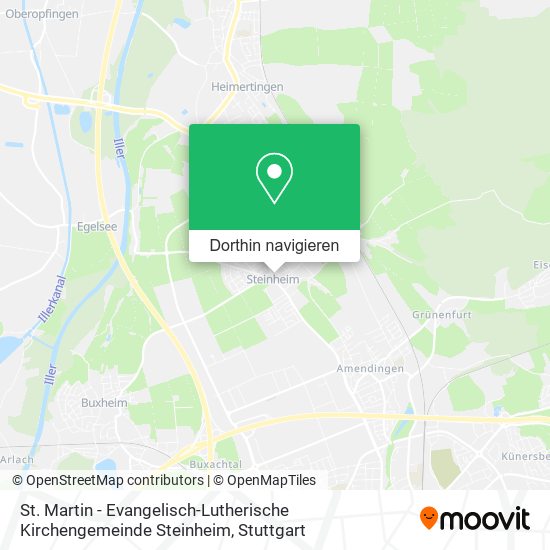 St. Martin - Evangelisch-Lutherische Kirchengemeinde Steinheim Karte