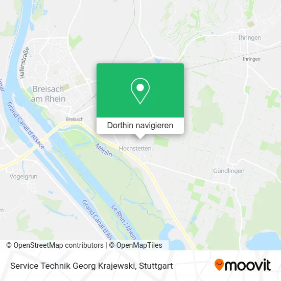 Service Technik Georg Krajewski Karte