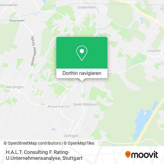 H.A.L.T. Consulting F. Rating- U.Unternehmensanalyse Karte