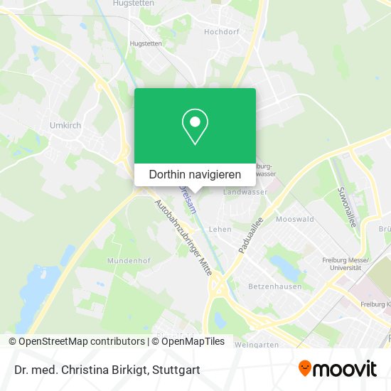 Dr. med. Christina Birkigt Karte