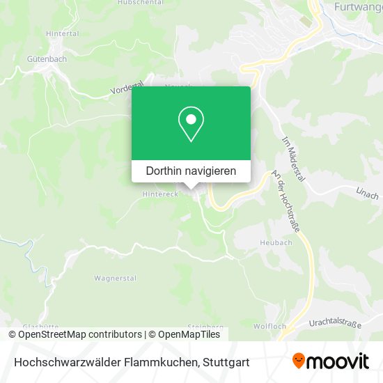 Hochschwarzwälder Flammkuchen Karte