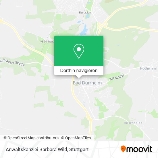 Anwaltskanzlei Barbara Wild Karte