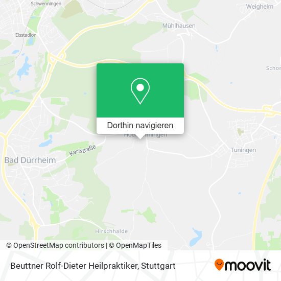 Beuttner Rolf-Dieter Heilpraktiker Karte