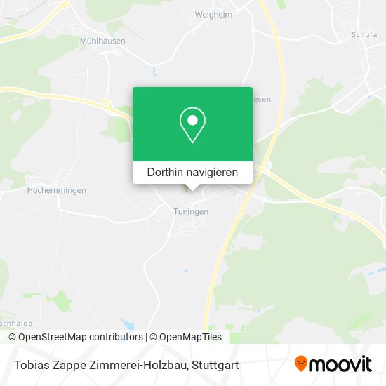 Tobias Zappe Zimmerei-Holzbau Karte