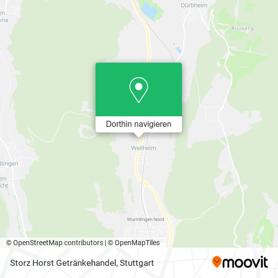 Storz Horst Getränkehandel Karte