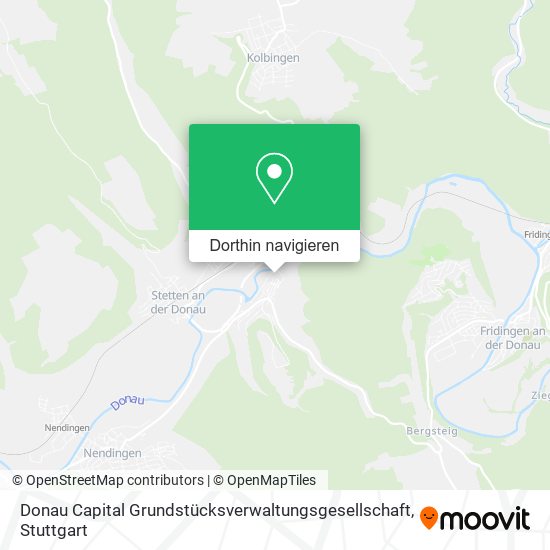 Donau Capital Grundstücksverwaltungsgesellschaft Karte