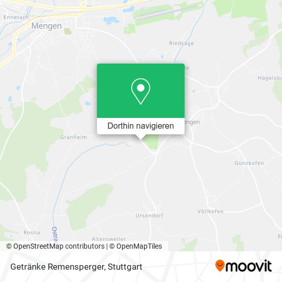 Getränke Remensperger Karte