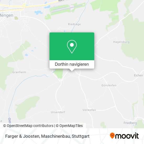 Farger & Joosten, Maschinenbau Karte